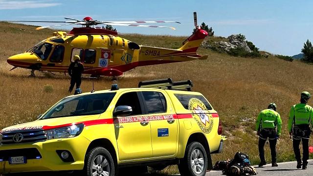 Alpinisti in difficoltà sul versante Sud Est del Monte Vettore. Recuperati da Soccorso Alpino ed eliambulanza